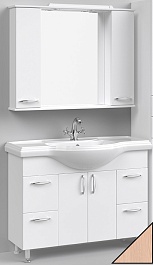 Водолей Мебель для ванной Колумбия 105 дуб – фотография-1